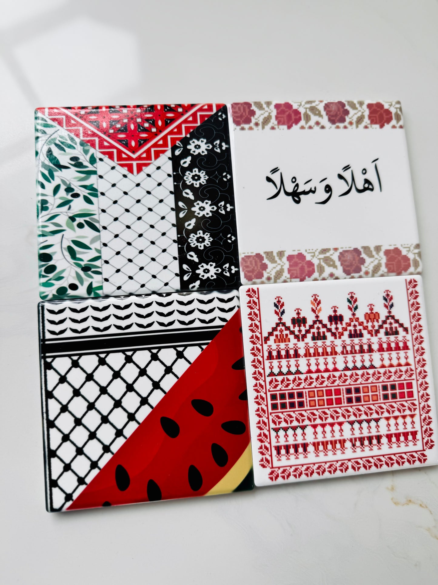Palestine Coasters Set