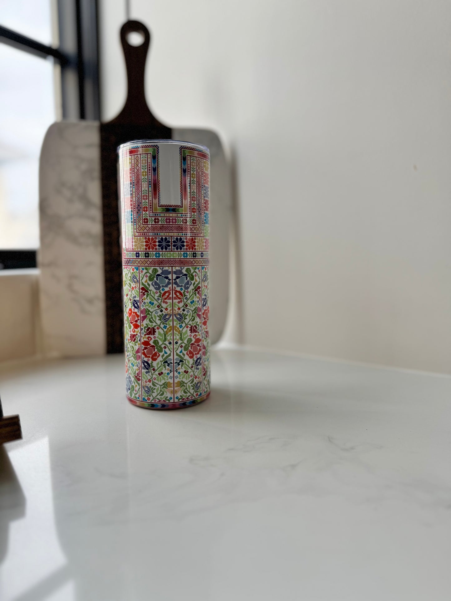 Sitti's Garden thob Tatreez Tumbler