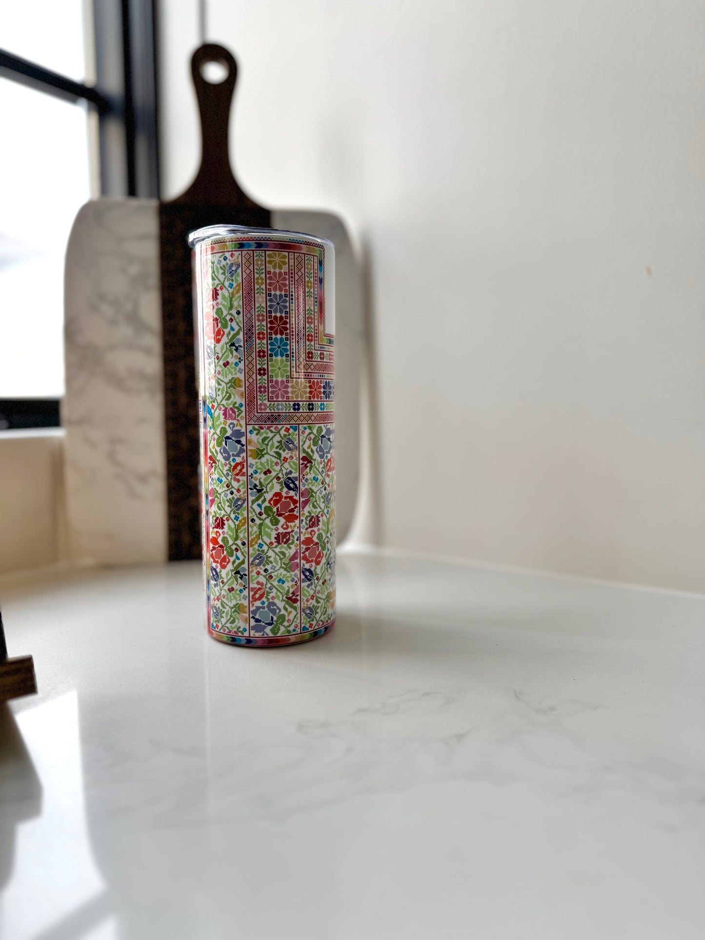 Sitti's Garden thob Tatreez Tumbler