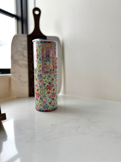 Sitti's Garden thob Tatreez Tumbler