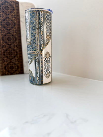 Sitti's Aqsa thob Tatreez Tumbler