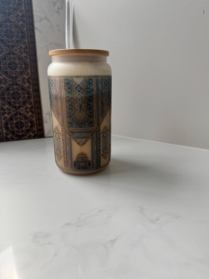 Sitti's Aqsa Thob Tatreez Qabba Iced Coffee Libby Cup