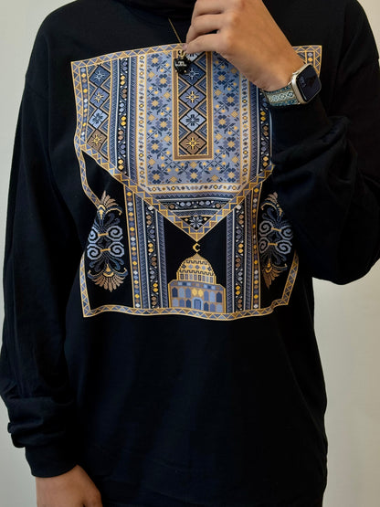 Sitti's Aqsa  thob Tatreez Qabba Hoodie