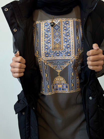 Sitti's Aqsa thob Tatreez Qabba T-shirt