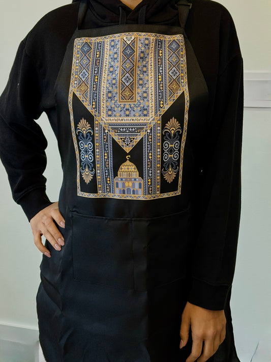 Sitti's Aqsa Tatreez Qabba Apron