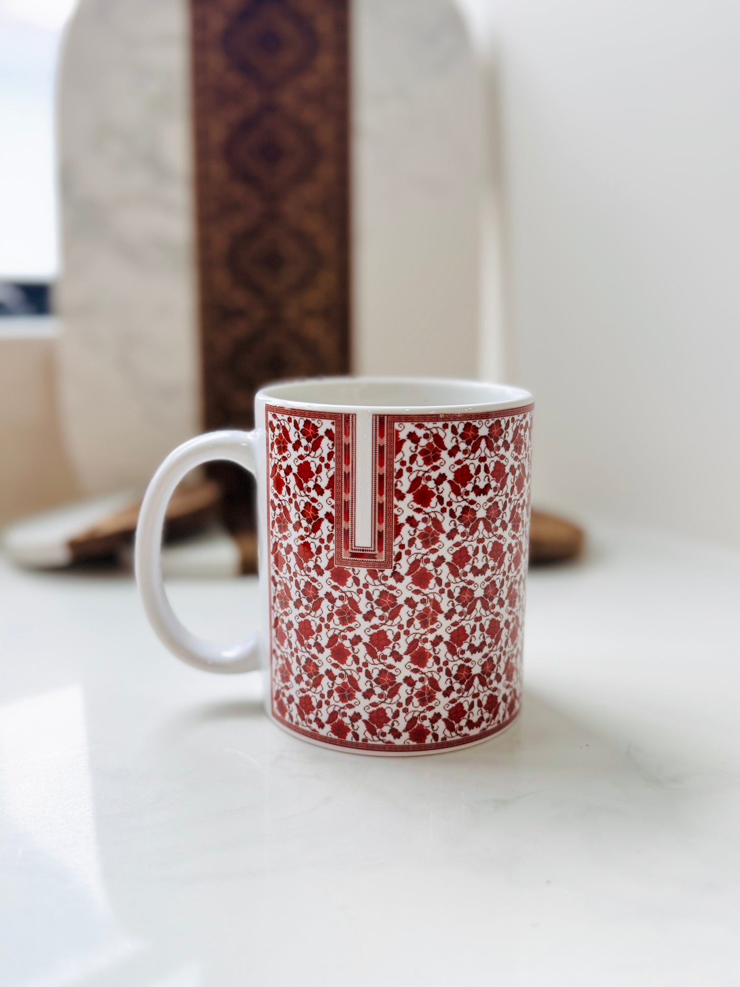Sitti's Red Poppy Qabba Mug