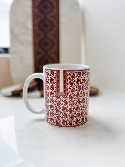 Sitti's Red Poppy Qabba Mug