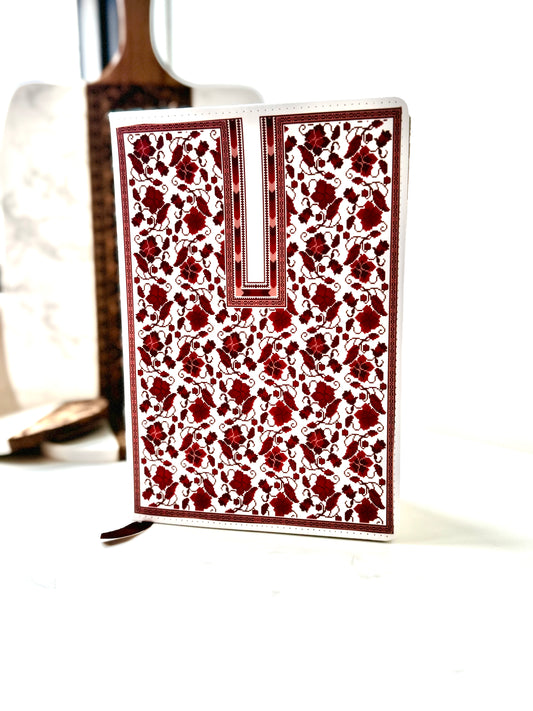 Sitti's Red Poppy Tatreez Qabba Journal