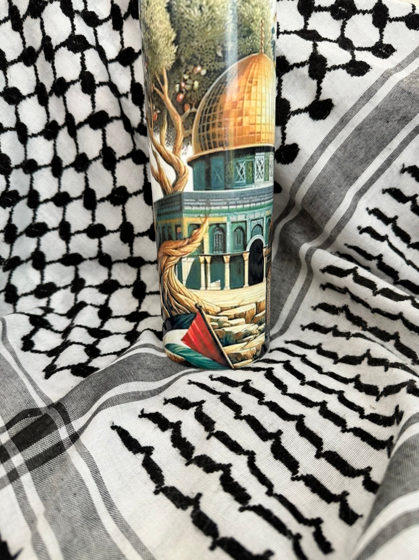 Palestine Al Quds Art Tumbler