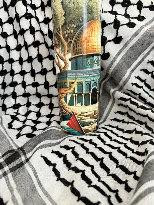 Palestine Al Quds Art Tumbler