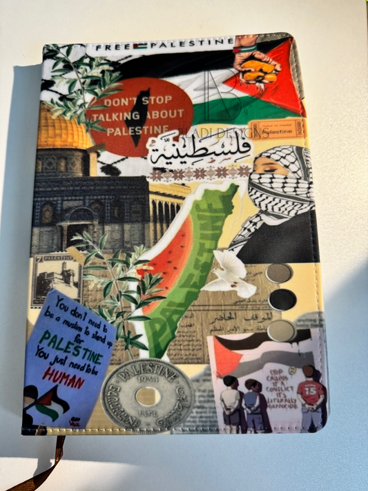 Palestine scrapbook style journal