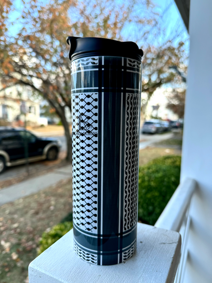 Kuffiyah Print Water bottle tumbler 20oz