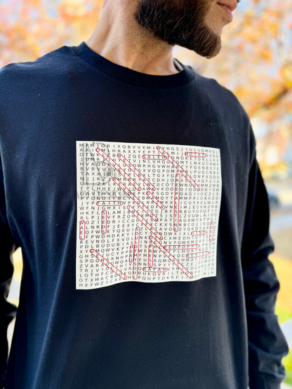 Palestine Word Search Hoodie