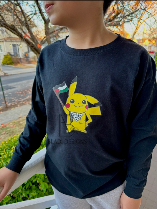 Pikachu Stands with Palestine