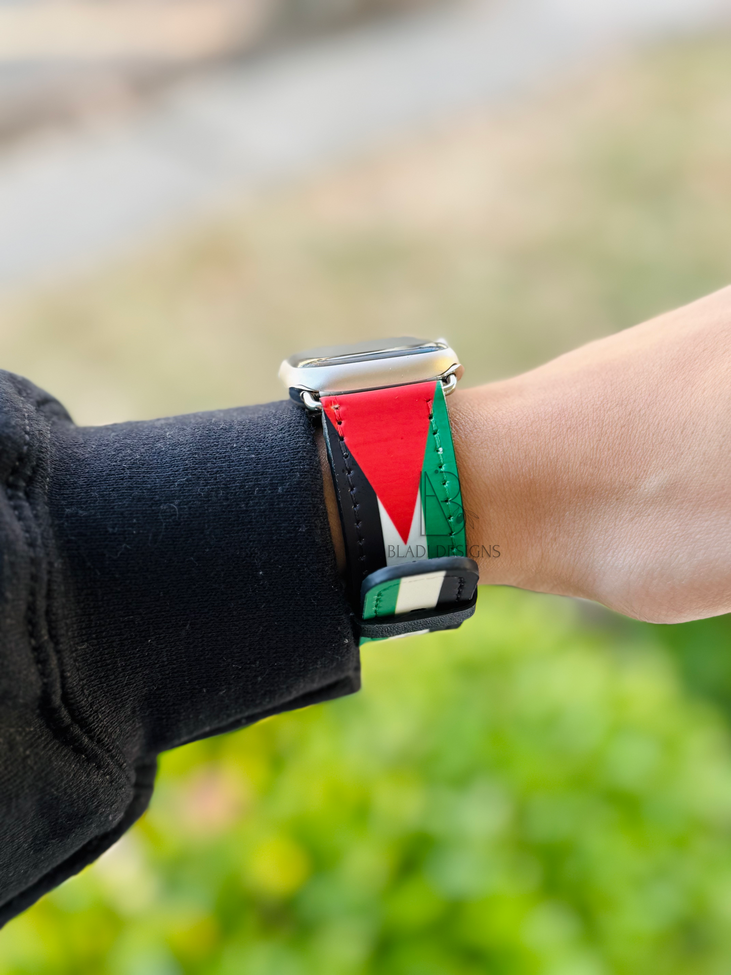 palestine flag watch band