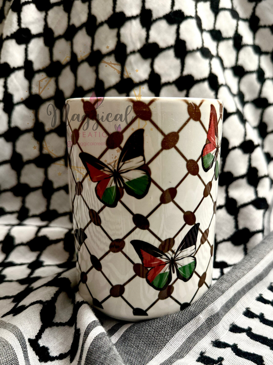 Kuffiyah Butterfly Full Wrap Mug