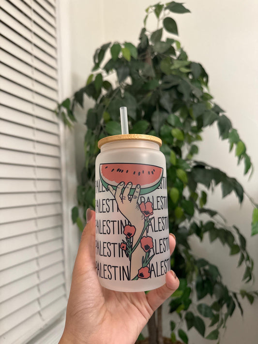 Palestine/Watermelon Iced Coffee Libby Cup