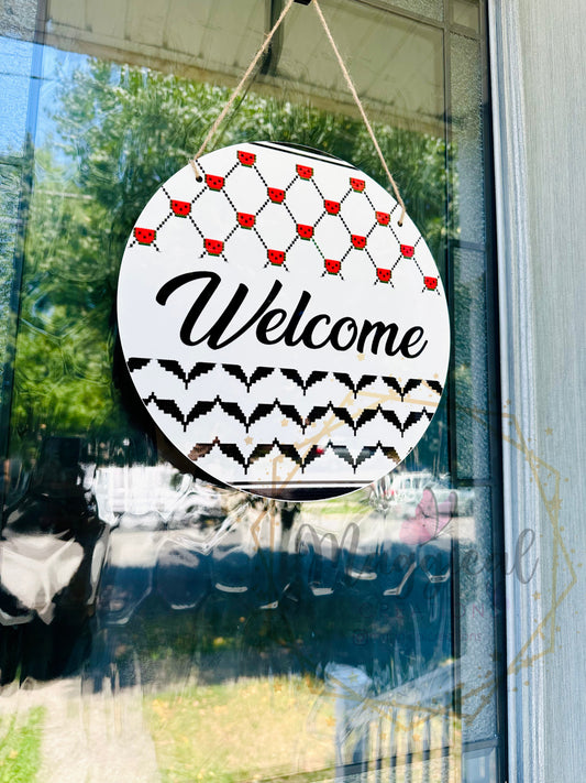 Welcome Door Sign