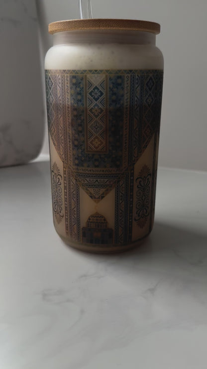 Sitti's Aqsa Thob Tatreez Qabba Iced Coffee Libby Cup